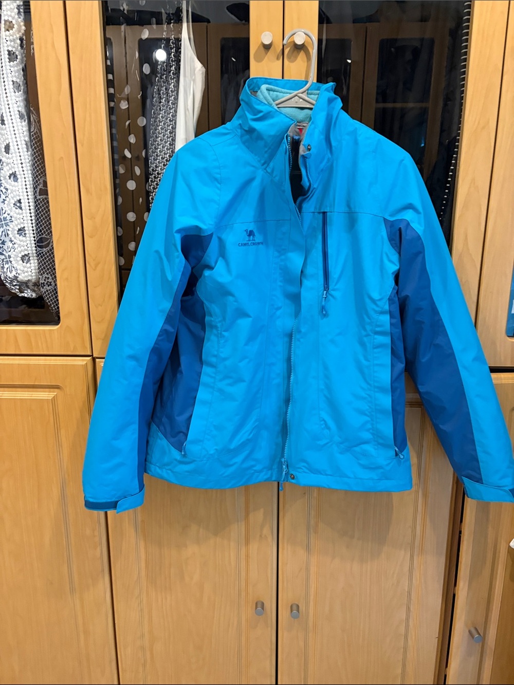 Camel Crown water resistant lined ski jacket